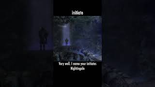 initiate — The Elder Scrolls V: Skyrim dialogue scene