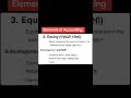 Elements of Accounting