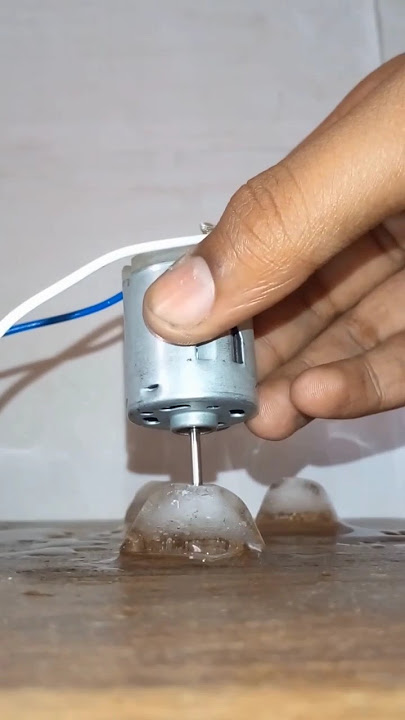 “Can DC Motors Break an Ice Cube? | Real Experiment”
