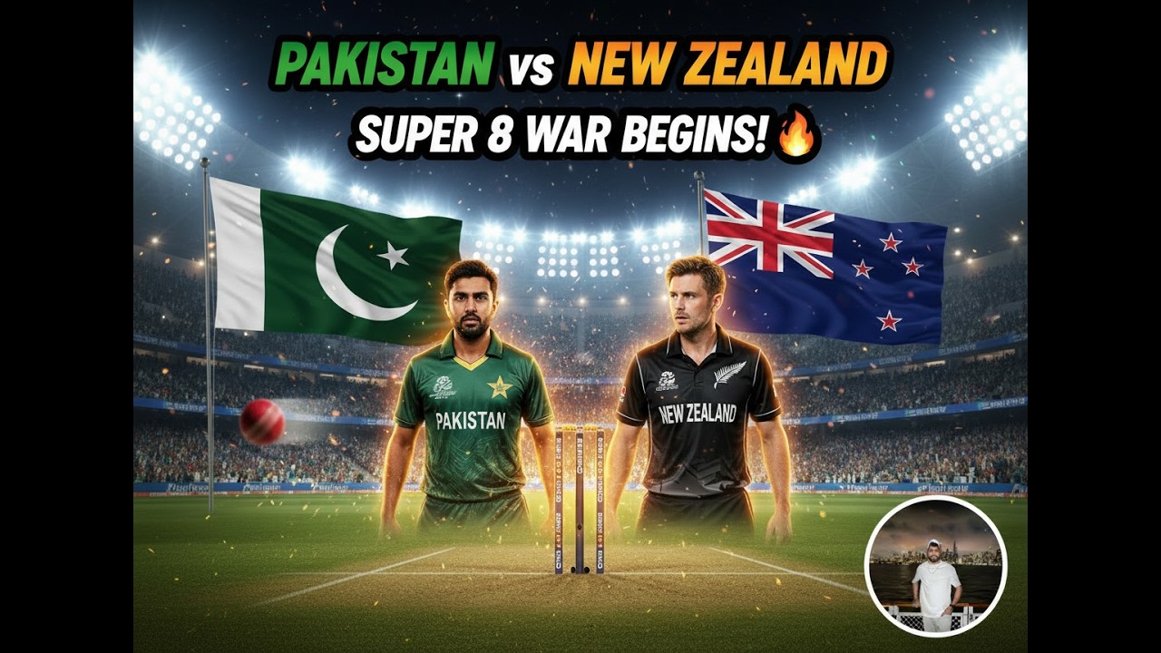 T20 World Cup HEAT! 🔥 Pakistan vs New Zealand – Tomorrow’s Explosive Battle!