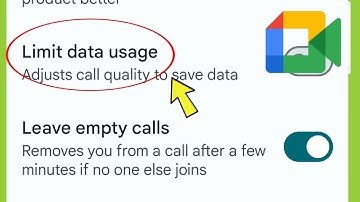 Google meet | What is Limit data usage | Limit data usage kaise chalu kare