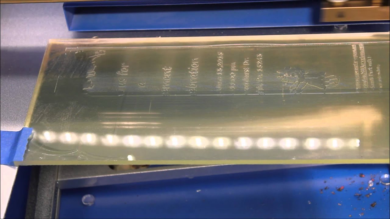 Engraving with the Laser Cutter / Engraver
