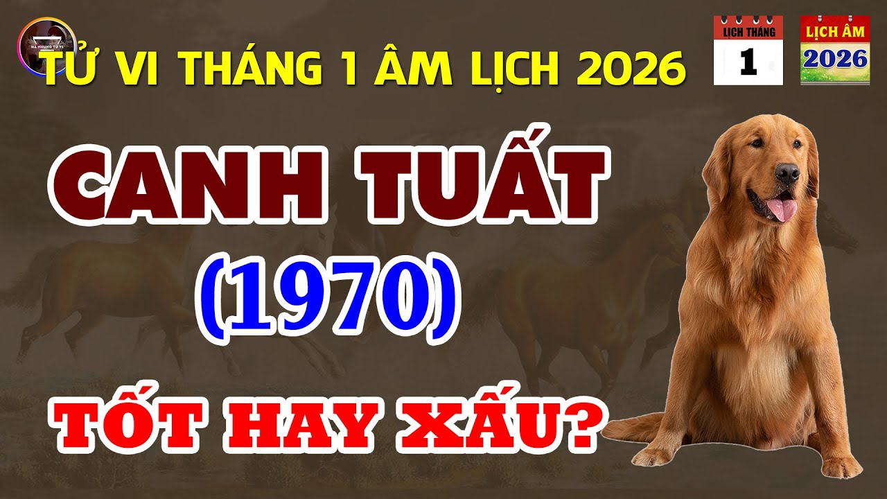 Tử Vi Tuổi Canh Tuất 1970: Trong Tháng Giêng Âm Lịch Năm 2026 Sẽ Như Thế Nào?