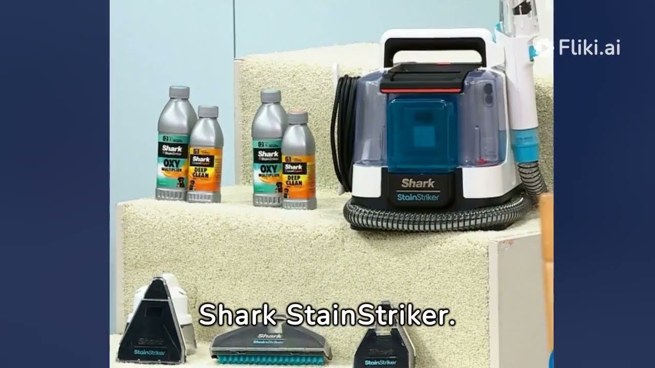 Shark PX201 StainStriker Portable Carpet & Upholstery Cleaner, Spot, Stain, & Odor Eliminator.