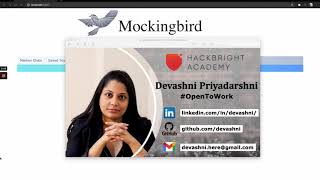 Mockingbird - Markov chain based text generator and algorithm visualizer (Hackbright Project 2020)