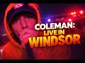 COLEMAN Performing LIVE in WINDSOR - RONEY (HARDEST OUT TOUR 2024) @Cashvzn