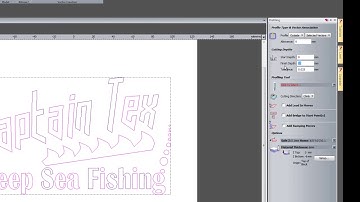 2D Profiling Toolpath in Artcam