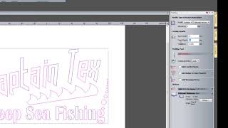 2D Profiling Toolpath in Artcam