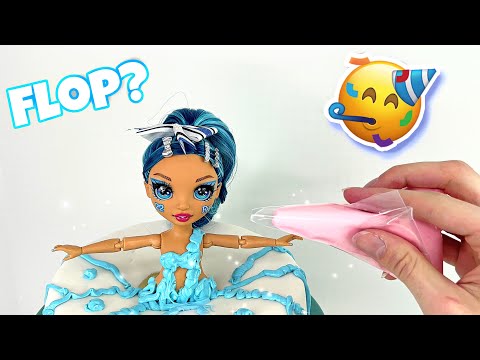 Video: Making A Rainbow High Doll Cake For My Birthday | Zombiexcorn
