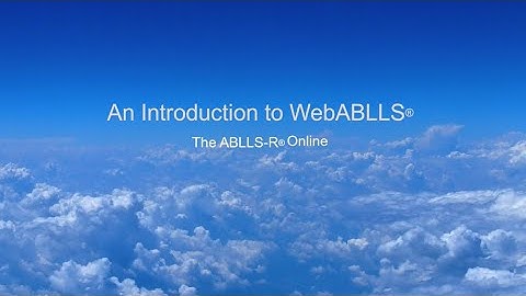Introduction to WebABLLS
