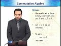 MTH721 Commutative Algebra Lecture No 4