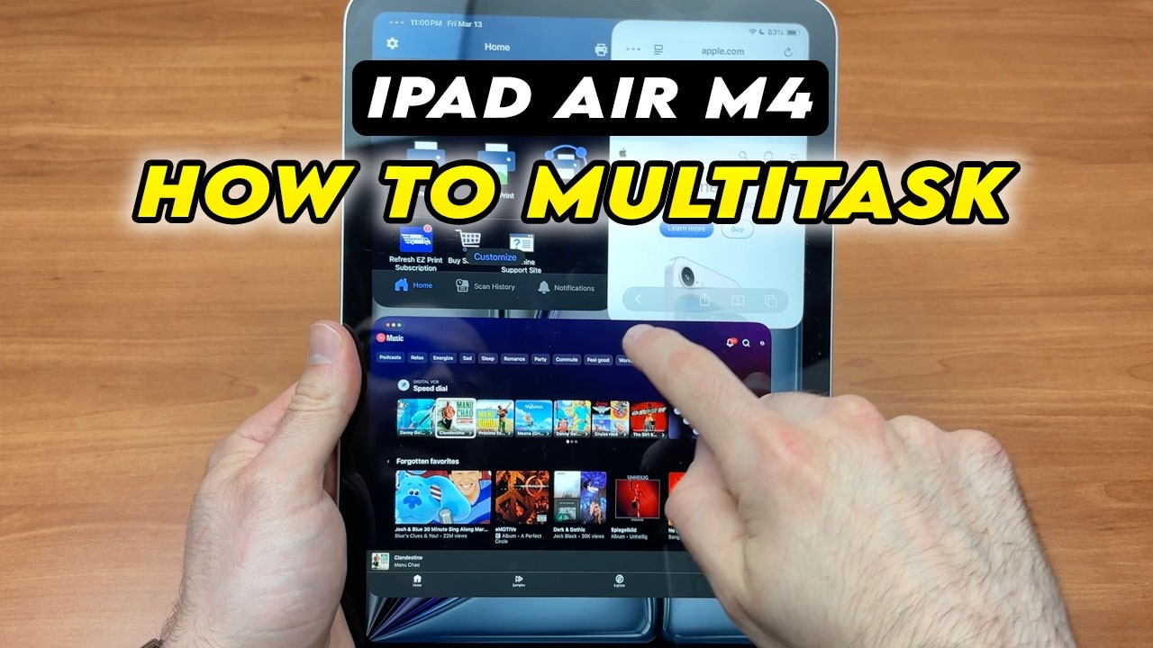 iPad Air M4 (2026) : How to Multitask With Many Apps - YouTube