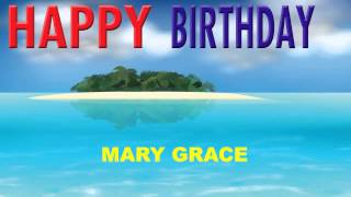 MaryGrace   Card Tarjeta - Happy Birthday