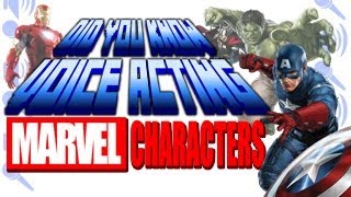 Marvel Characters (Avengers)  Did You Know Voice Acting?