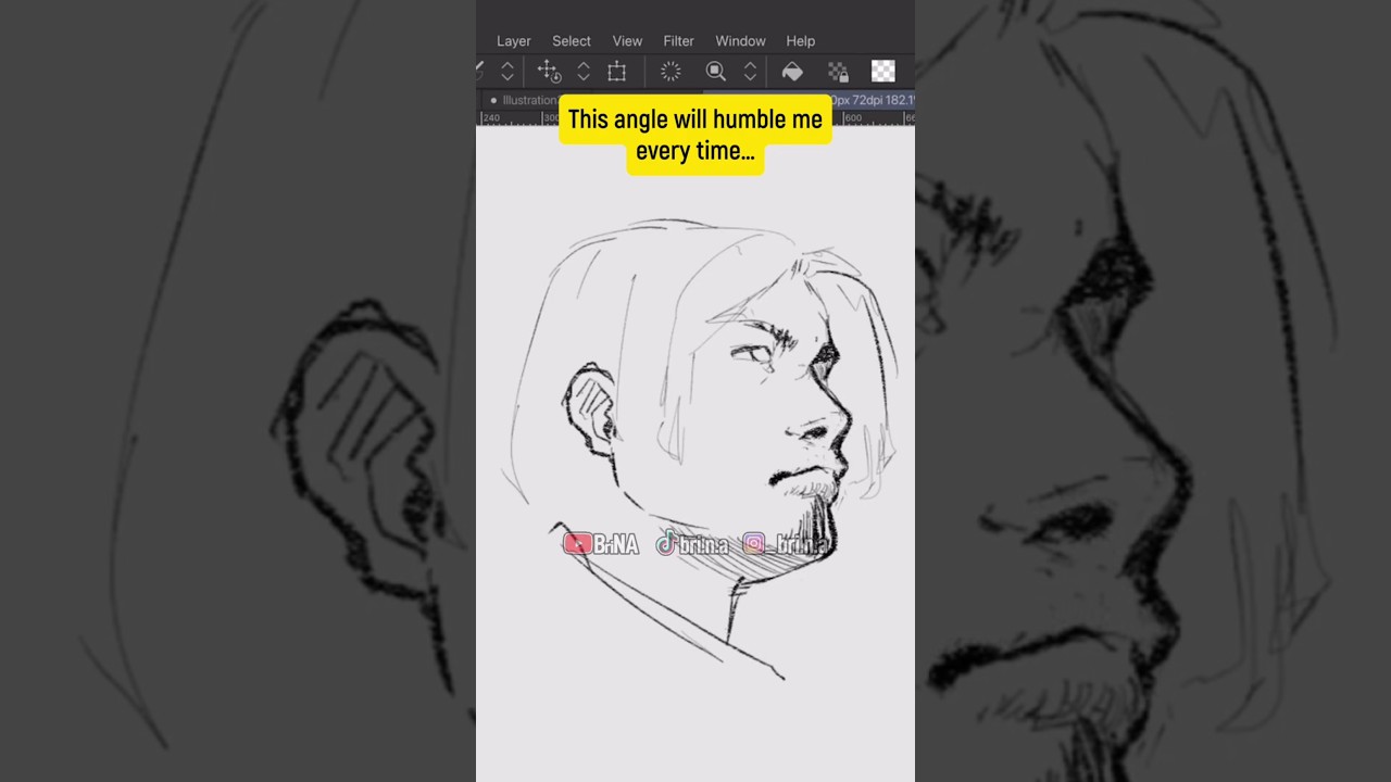 Me when I try ro draw something cool… #digitalart #frierenmeme #oc