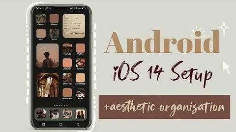 iOS 14 AESTHETIC HOMESCREEN SETUP ON ANDROID📱(Tutorial) /Dark Academia🦉