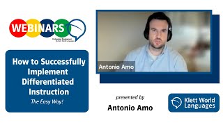 [Webinar] "How to Successfully Implement Differentiated Instruction. The Easy Way!" with Antonio Amo