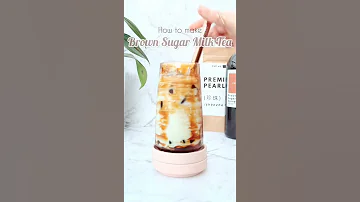 How To Make Brown Sugar Milk Tea Tiger Milk Tea 