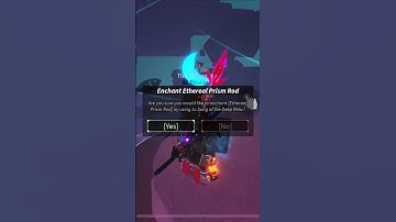 Enchanting my rod with Blessed Song!!!!#fisch#roblox#moby