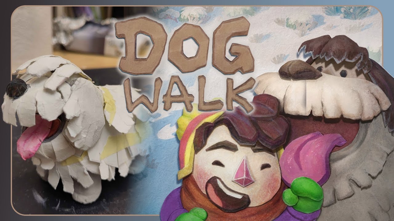 They Turned PAPERCRAFT Into An Awesome Cozy GAME! - DOGWALK