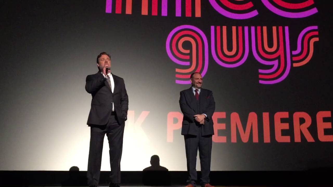 Russell Crowe and Ryan Gosling reveal their nicknames at The Nice Guys Premiere London