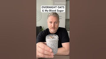 High protein & fiber overnight oats. How does it affect my glucose levels? #glucose #bloodsugar