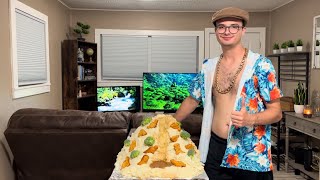Matt Made a Jurassic Park Mashed Potato Mountain!