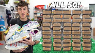 Buying ALL 50 Of The New Off White Dunks! (EPISODE #1)