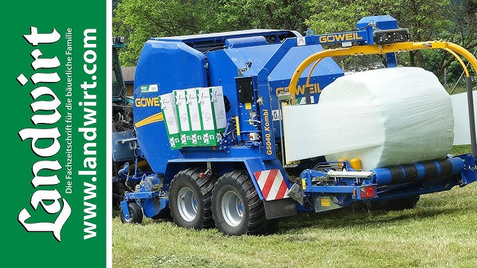 G-1 F125 KOMBI, ROUND BALE BALER-WRAPPER COMBINATION