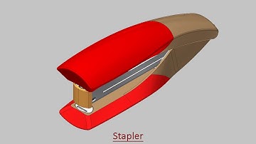 Stapler (Volume-3) Video Tutorial -- Autodesk Inventor