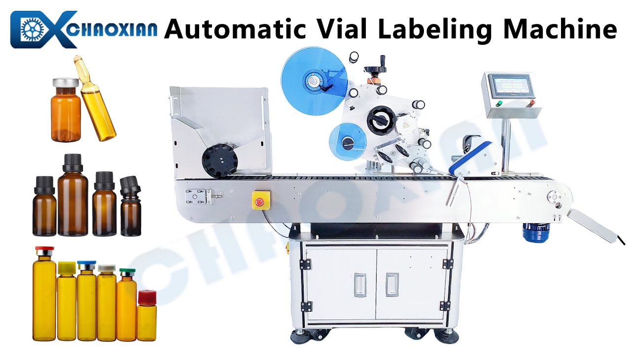 Automatic Vial Labeling Machine for High-Efficiency Precise and Reliable Label Application
