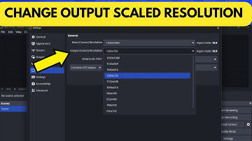 How to Change Output Scaled Resolution in OBS | Easy OBS Tutorial 2025