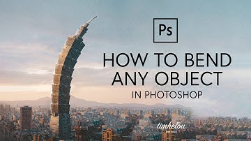 Photoshop Tutorial: How to easily bend any object IN SECONDS | effect manipulation by timhelou