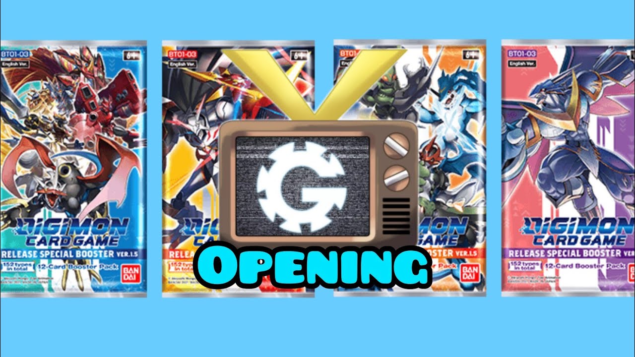Digimon Card Game BT01-03 Ver.1.5 Box Opening! / Review / Cardbrawlers /  TCG Product's / VaughnGear