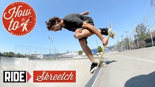 How-To Skateboarding: Blunt Mute Grab 180 with Josh Skreech Sandoval