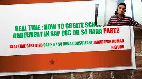 real time  how to create scheduling agreement in sap ecc or s4 hana part2