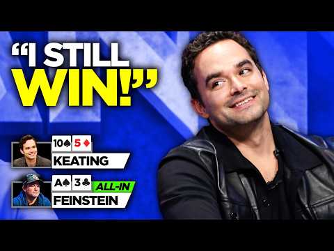 Alan Keating Making Poker Plays For 27 Minutes Straight!