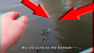The worst ever fishing fail! My rod sunk all the way to the bottom of the lake!