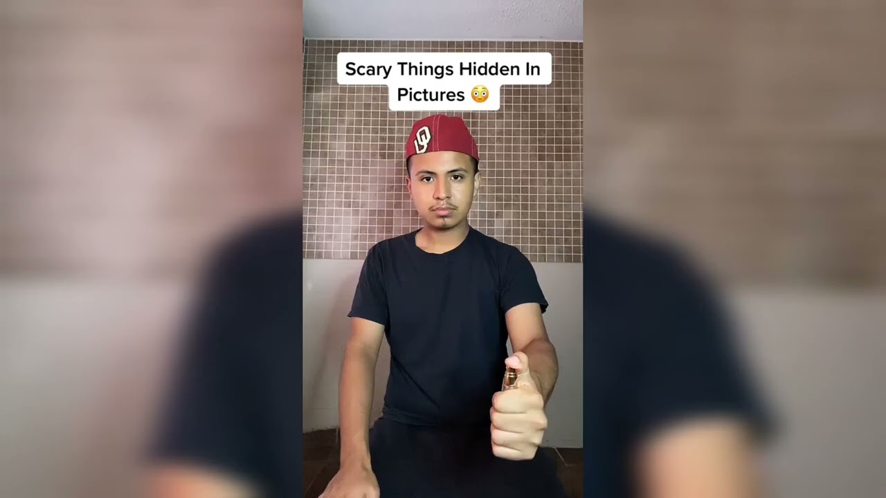 Scary Things Hidden In Pictures TikTok Compilation