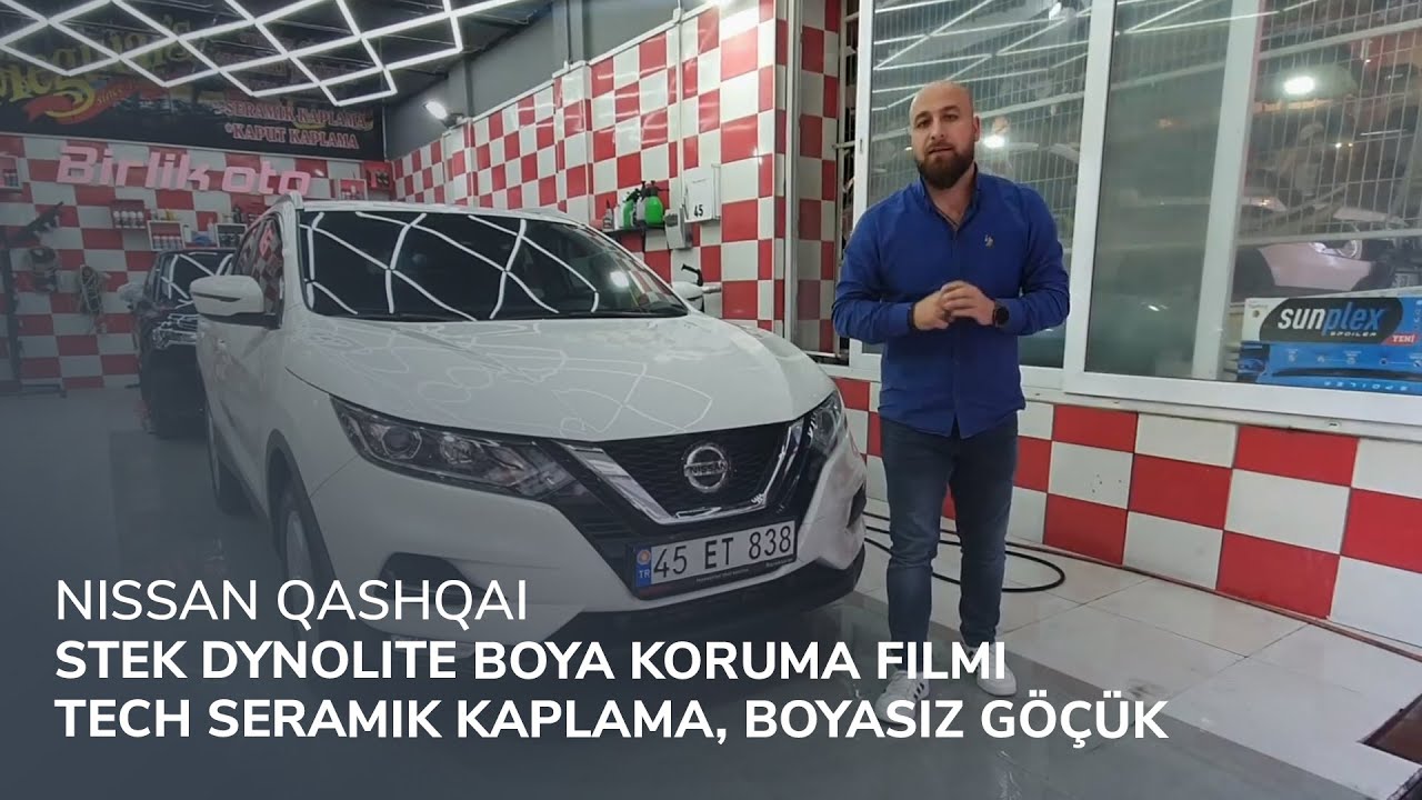 Nissan Qashqai // Stek DYNOlite Boya Koruma Filmi, Tech Seramik Kaplama, Boyasız Göçük Düzeltme