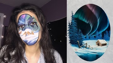 I Tried Following A Bob Ross Tutorial On my Face