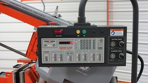 HE&M Saw Easy View -C – Control Operation Overview