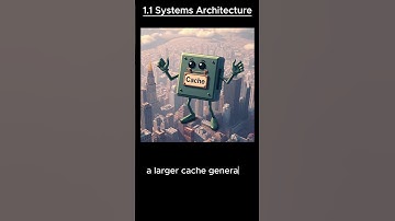 1.1 Systems Architecture - The Characteristics of the CPU