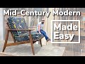 Making a chair the easy way  mid century modern furniture build