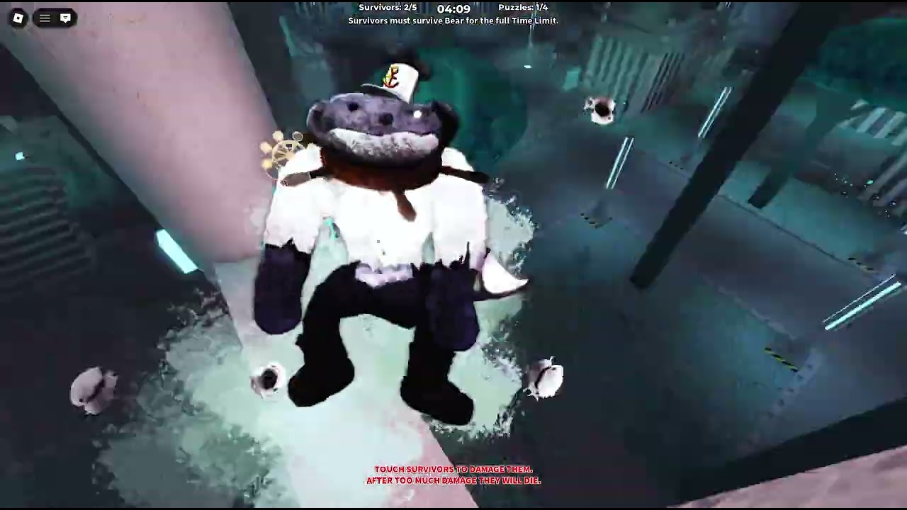 Roblox Bear (Alpha) Whale Skin Showcase and Gameplay (The Final Hour Mastery)
