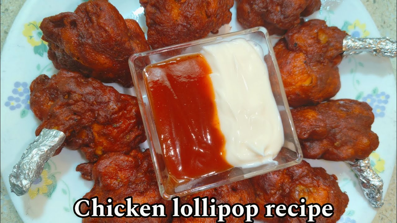 CHICKEN LOLLIPOP RECIPE|HOW TO MAKE CHICKEN LOLLIPOP|NAZMA'S KITCHEN