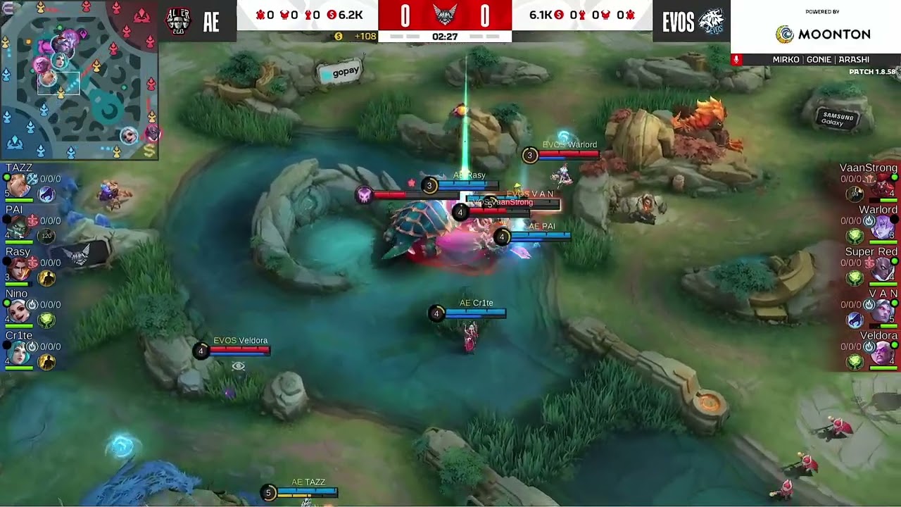 Alter Ego vs EVOS Glory - GAME 1 MPL ID S13 - AE VS EVOS