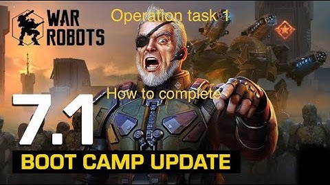 War robots operation tasks guide   // Task 1 //
