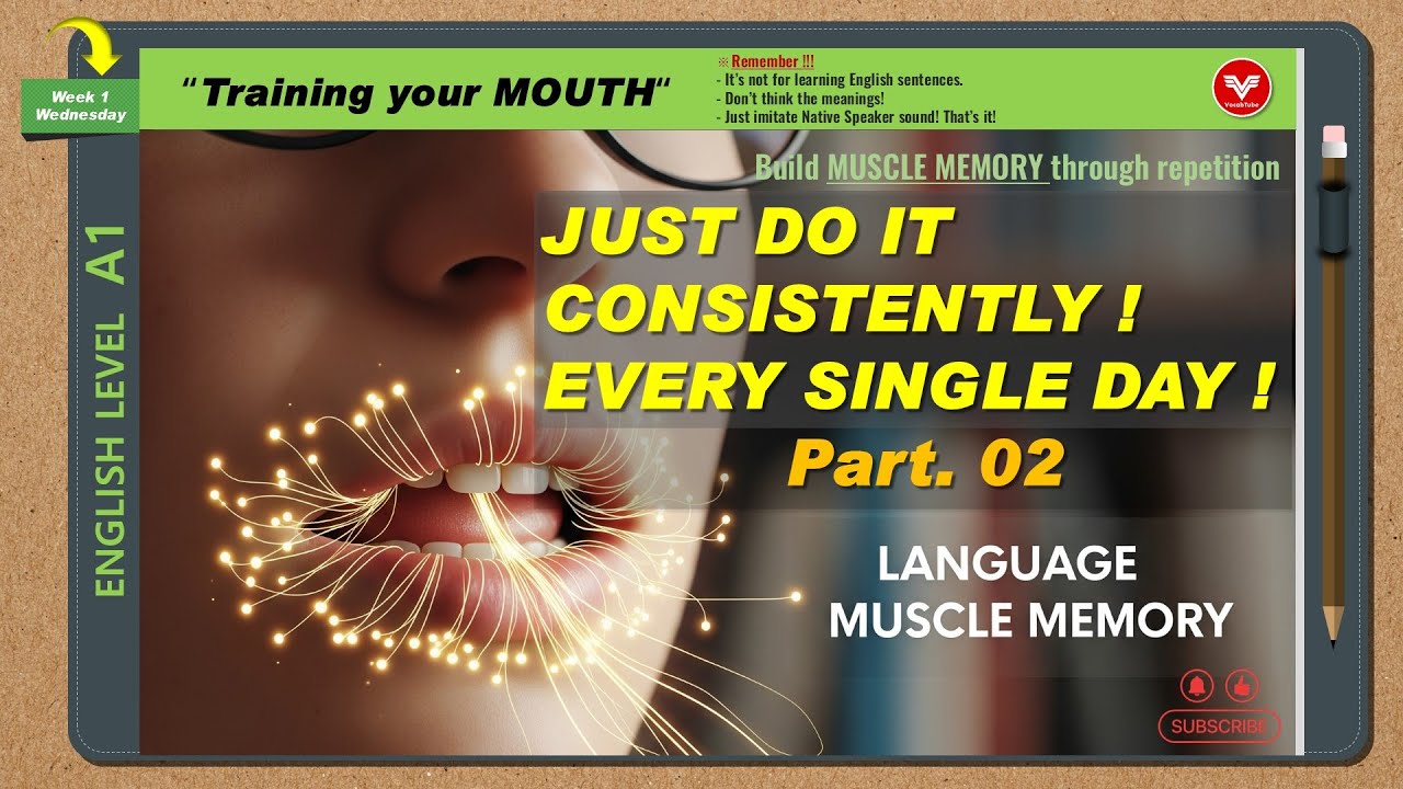 Speak English Automatically: Muscle Memory Drills Part. 02 - YouTube