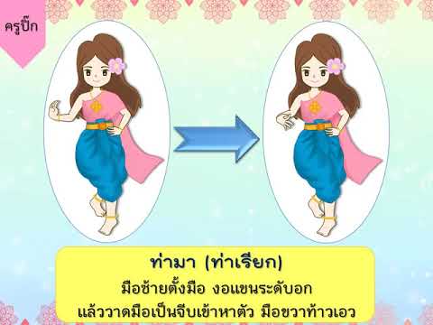 ฝึกภาษาท่าทางนาฏศิลป์กับคุณครูจุฬาลักษณ์